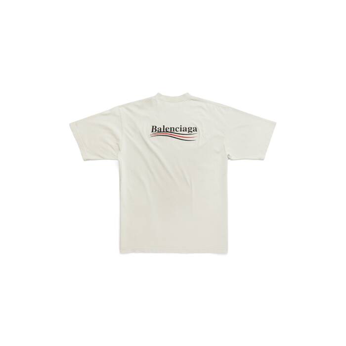 595 Balenciaga oversized BB logo white Men womens unisex Tshirt in Size M   eBay