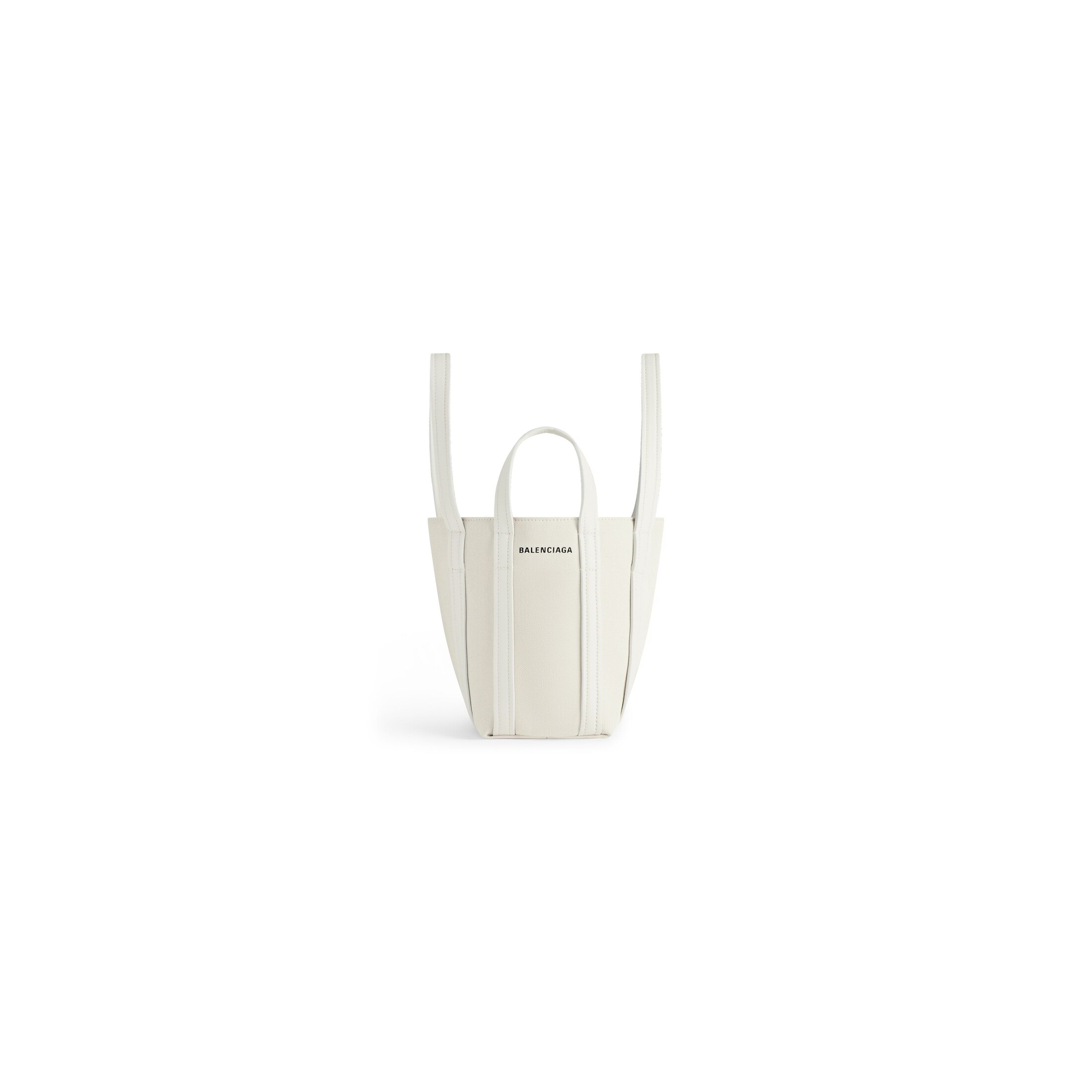 Balenciaga Everyday 2.0 XS North-South Shoulder Tote Bag - Beige - Women's - Cotton, Calfskin