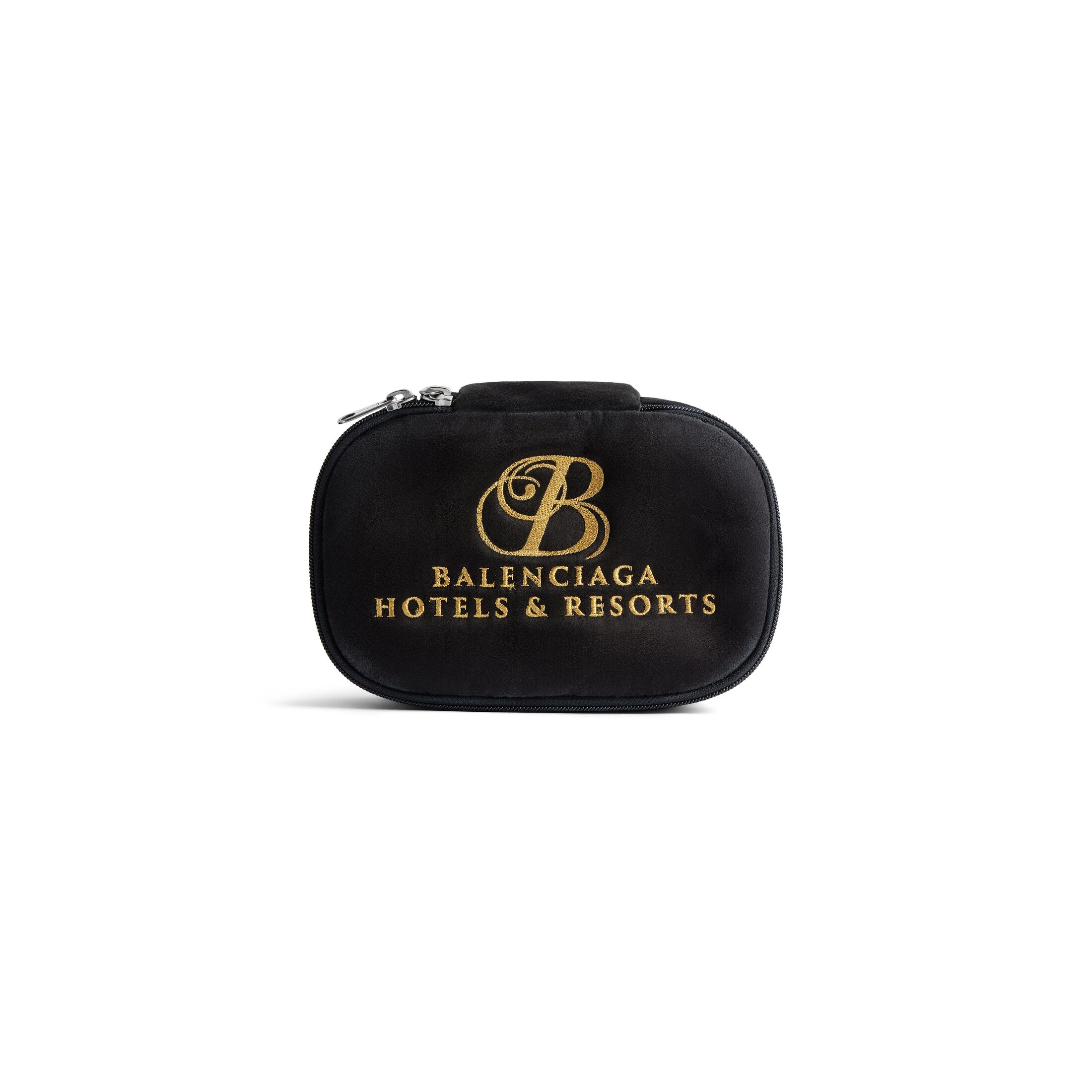 Balenciaga Beauty case Hotel & Resort - Nero - Uomo - Viscosa, Seta, Poliestere