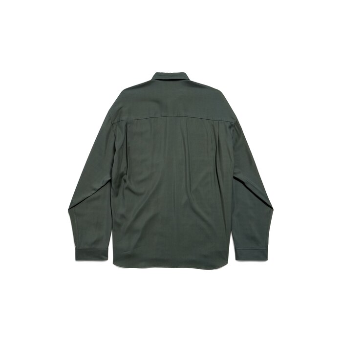 【ビッグシルエット】バレンシアガ★オーバーサイズ ポロシャツ ミント グリーン BALENCIAGA - 【ビッグシルエット】バレンシアガ☆オーバー