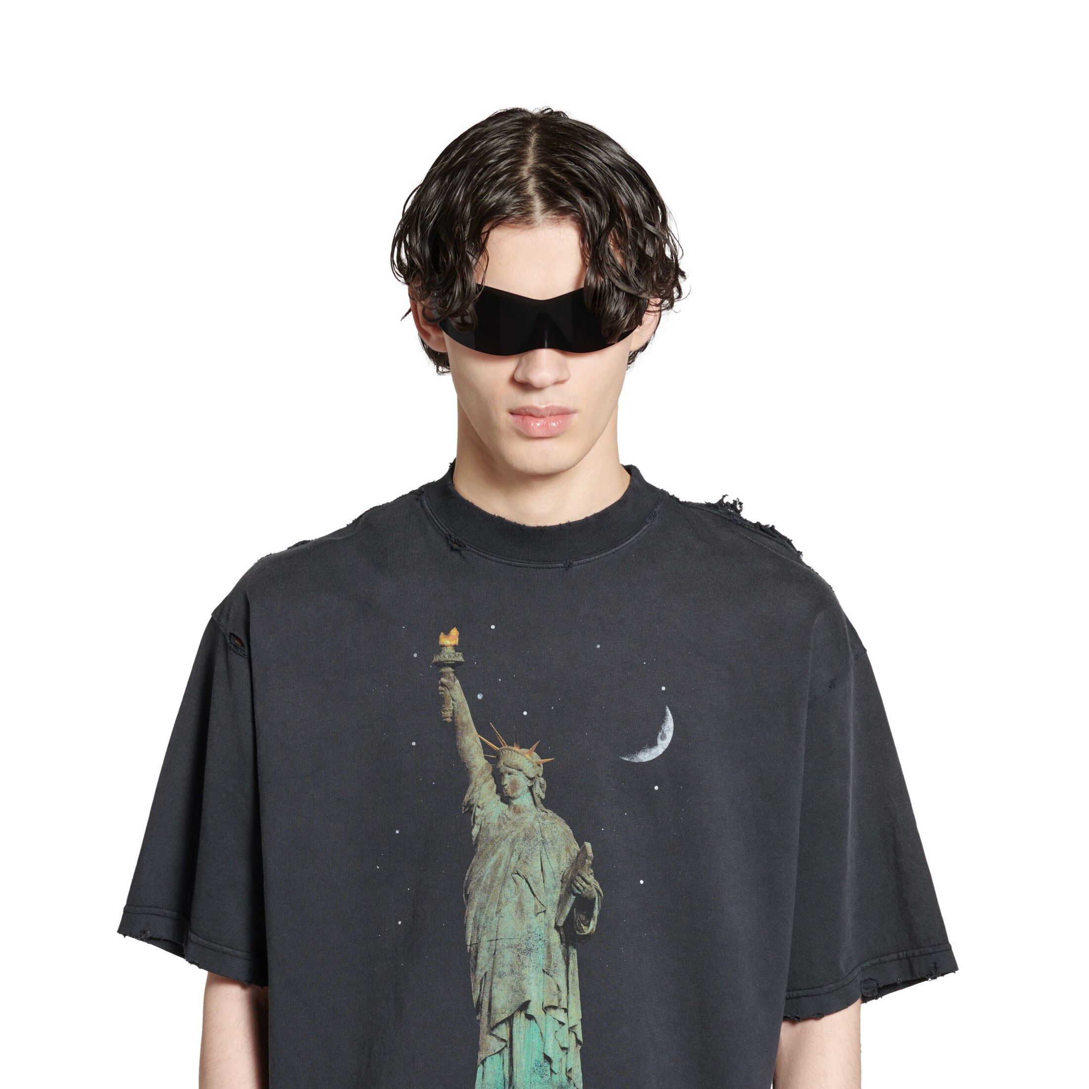 国内発送/送関込【BALENCIAGA】PARIS LIBERTY Tシャツ 