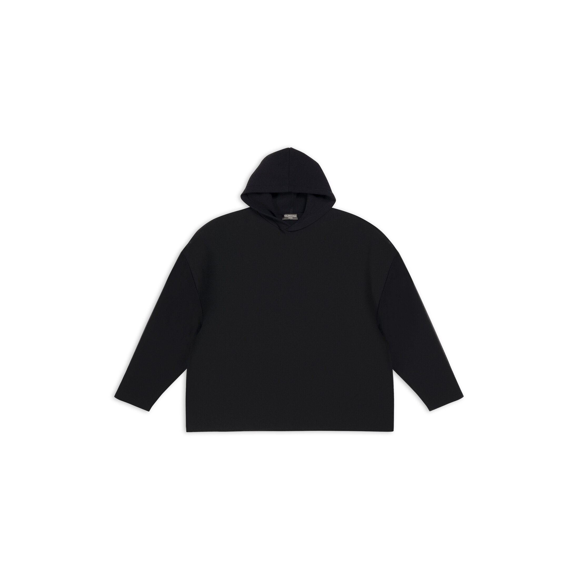 Balenciaga Hoodie - Black - Unisex - M - Viscose, Polyester & Lycra