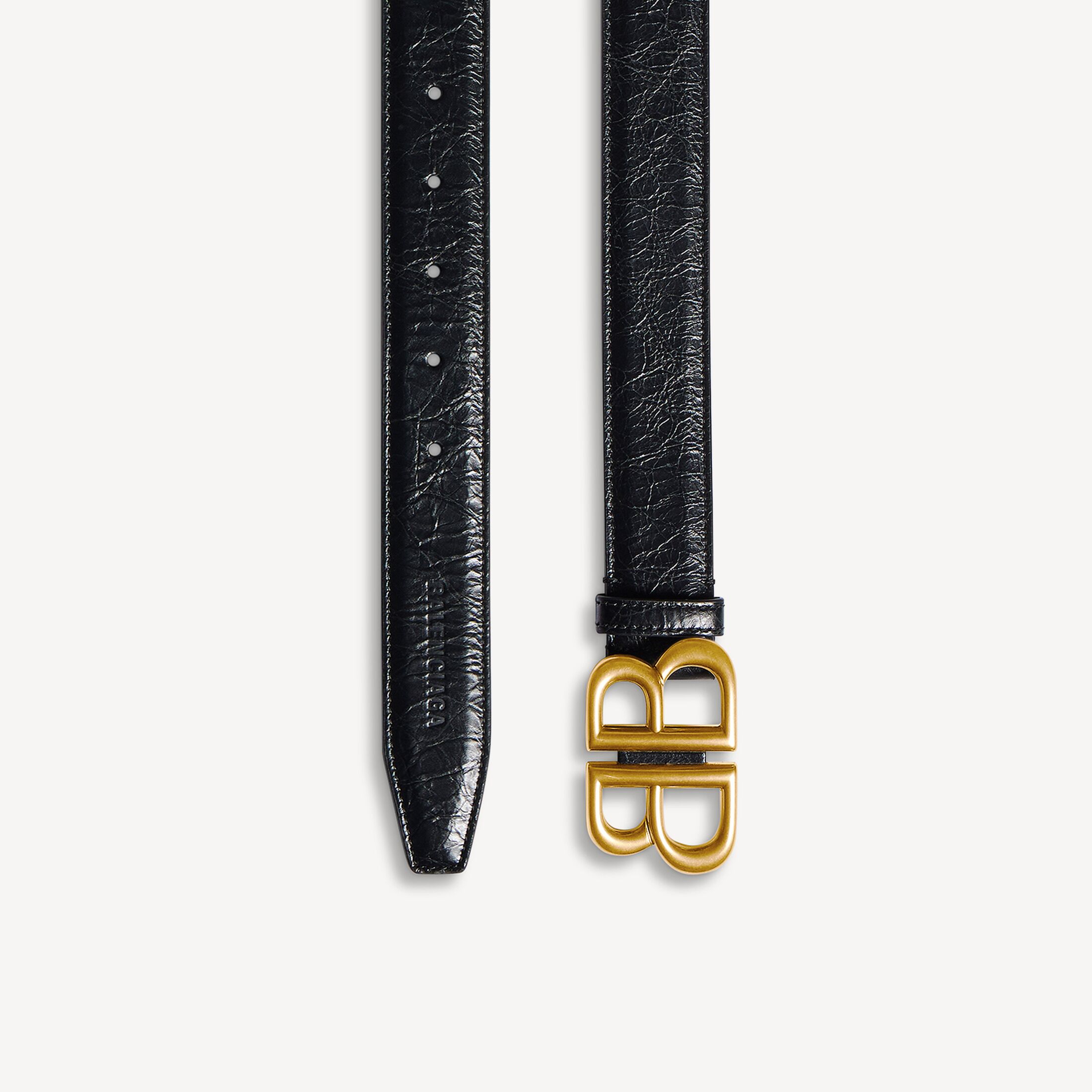 Balenciaga Monaco Belt - Black - Women's - 36 - Calfskin