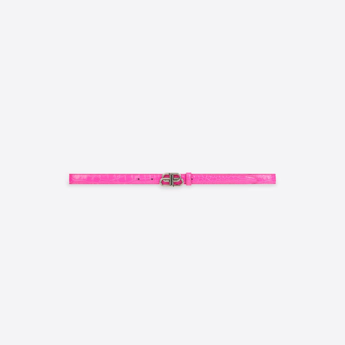 Women's Bb Extra Thin Belt in Pink