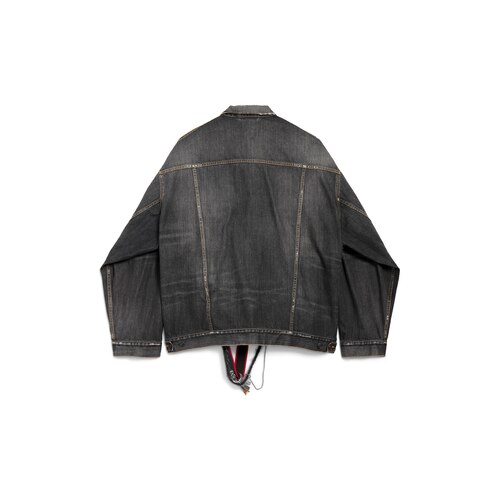 oversized charms denim jacket