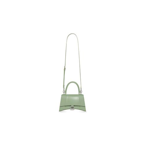 ライトグリーンのウィメンズ Hourglass スモールハンドバッグ 