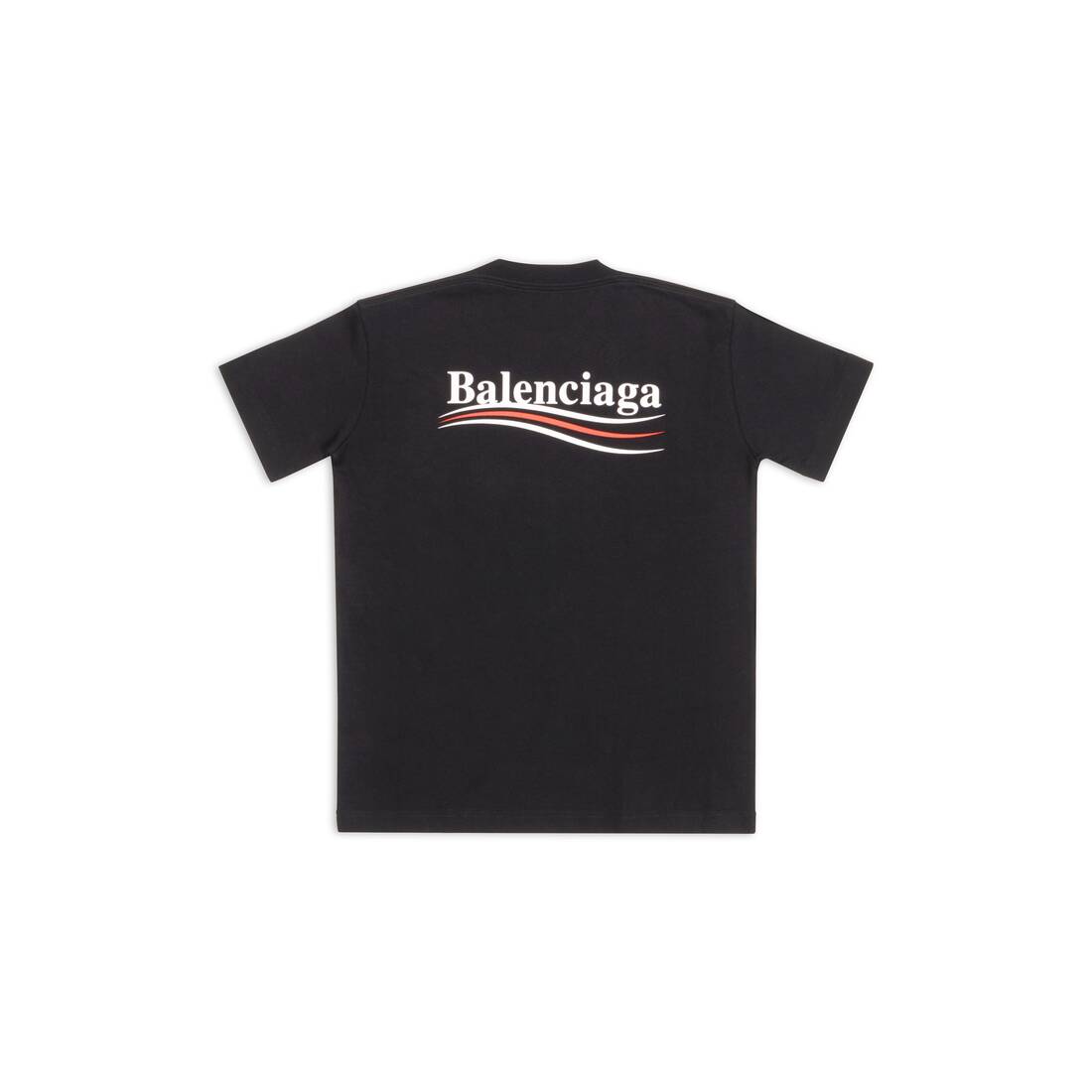 Political Campaign T-shirt Fit in Black | Balenciaga US