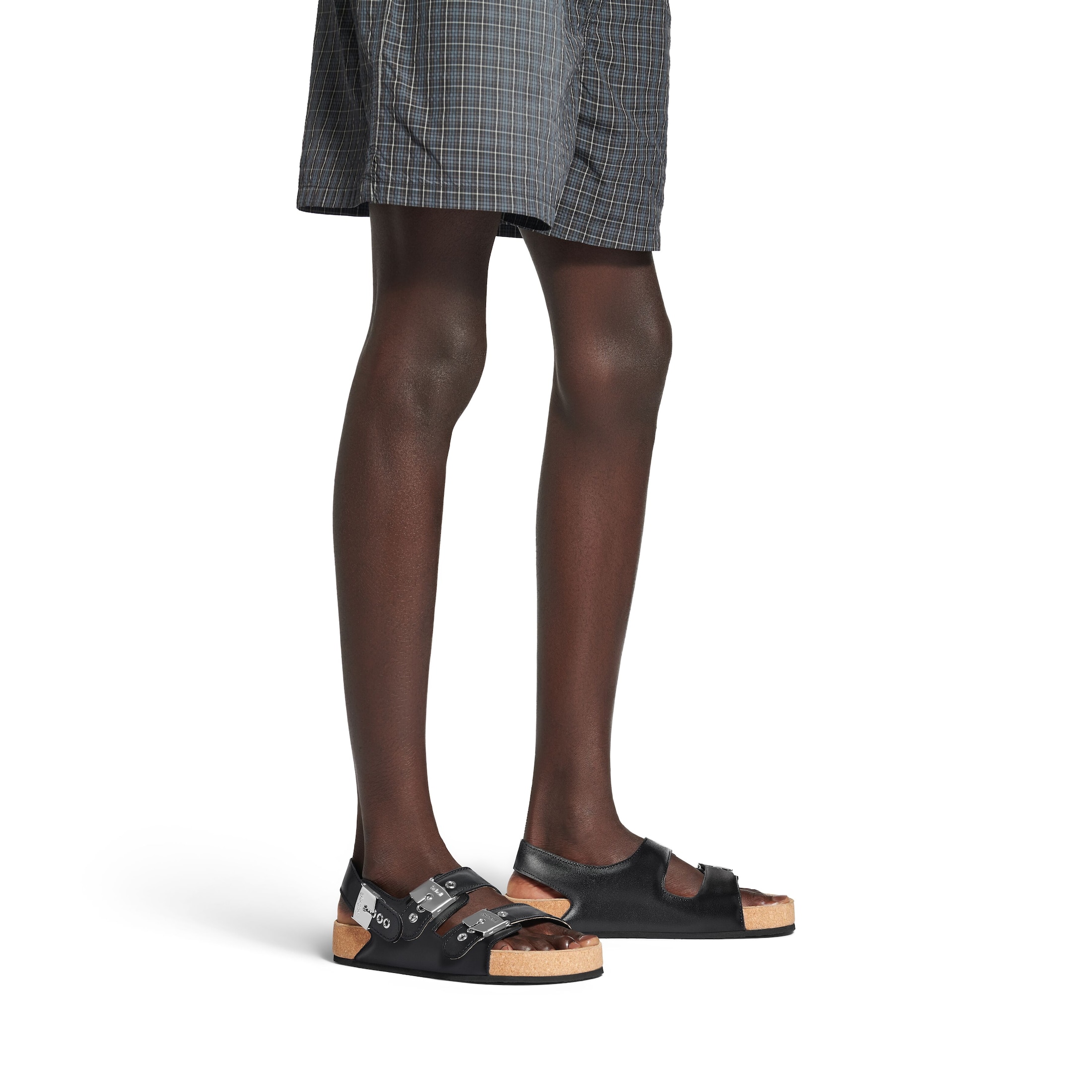 balenciaga i scholl flat sandal