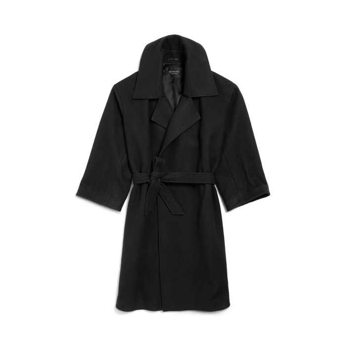 high collar coat