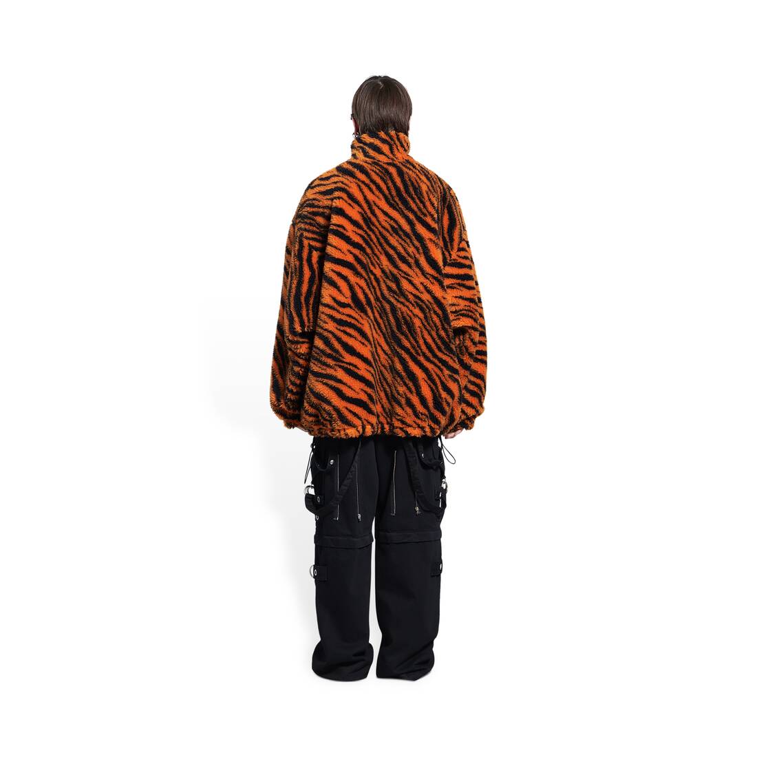 Men's Year Of The Tiger Zip-up Jacket in Orange