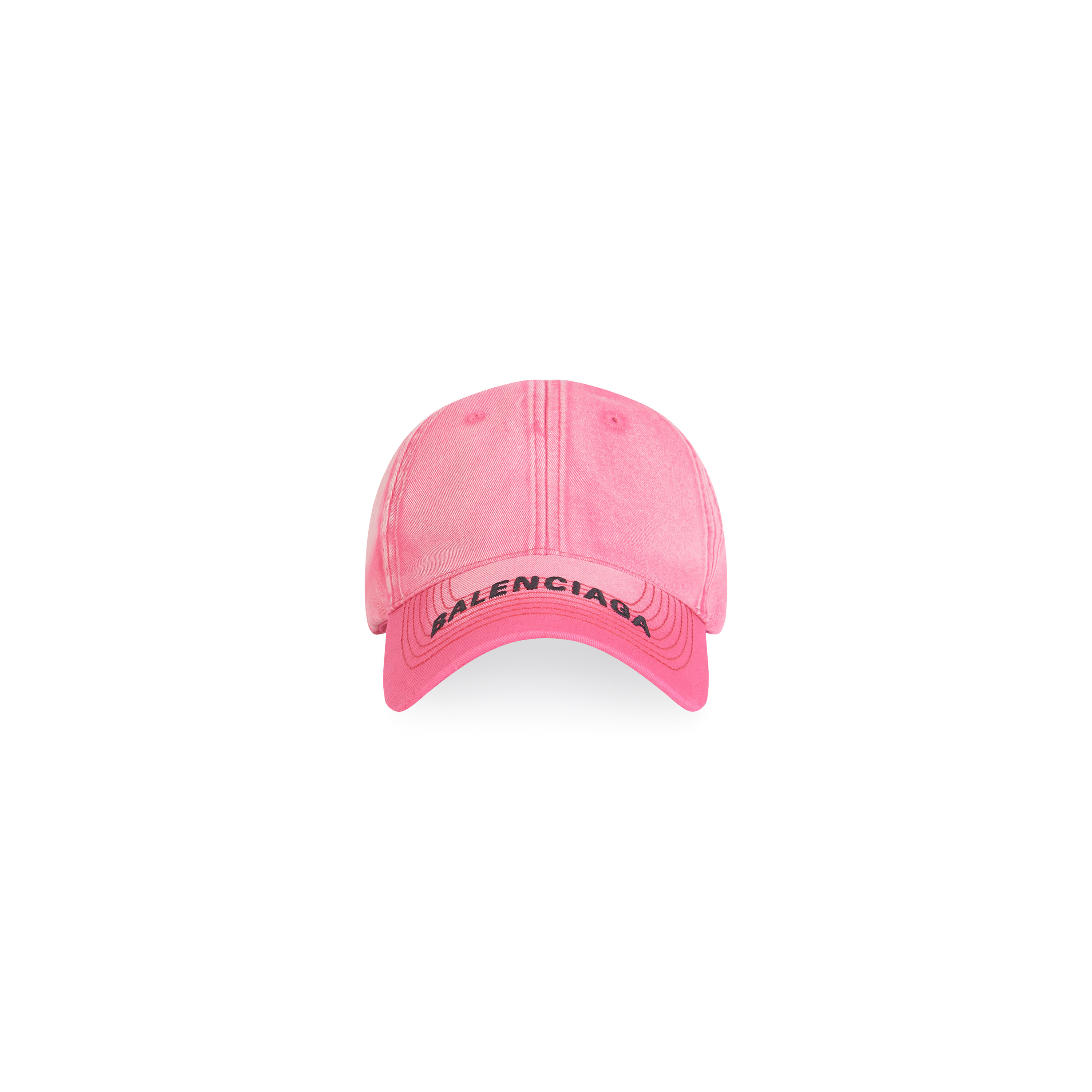 Womens Logo Cap in Pink  Balenciaga US