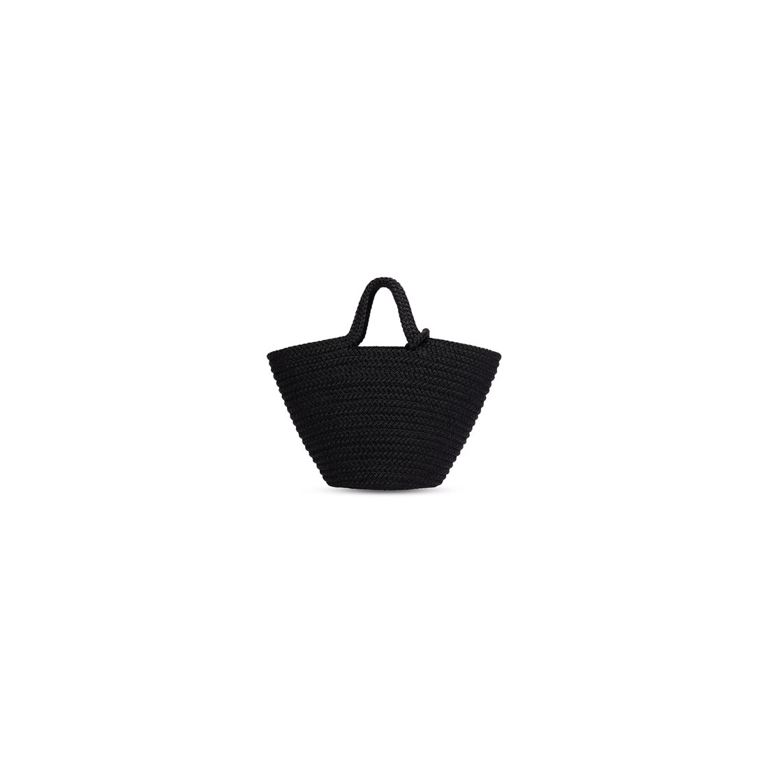 Women's Ibiza Small Basket With Strap in Black