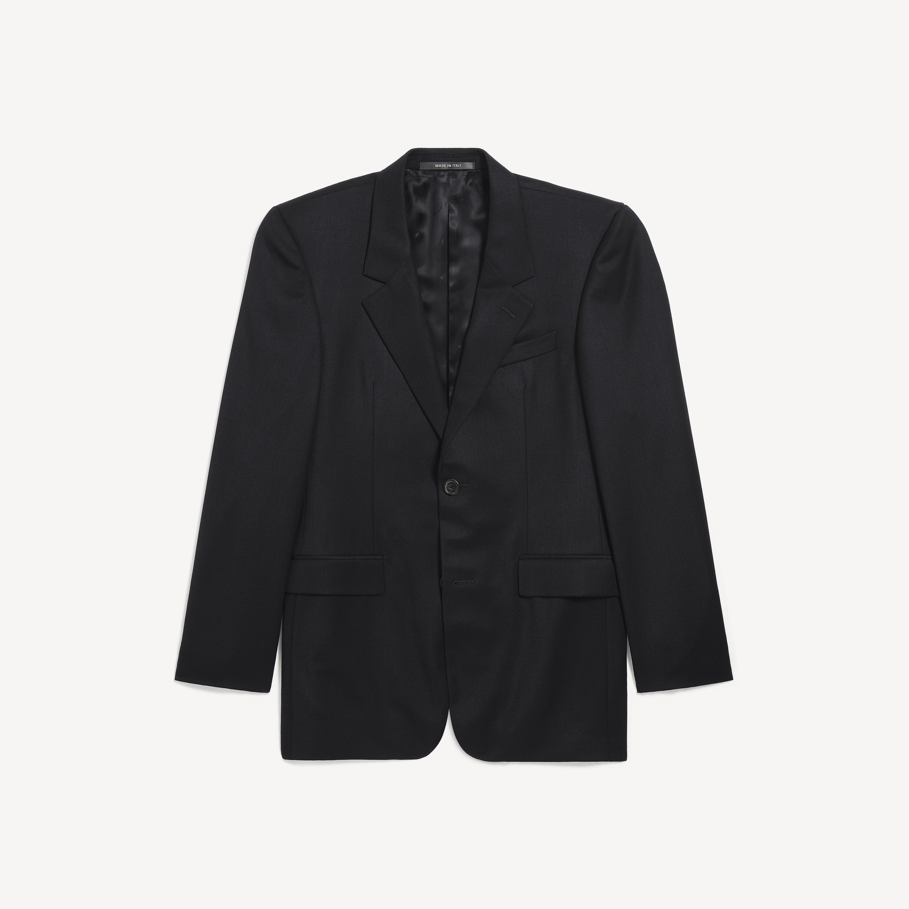 Men's Standard Tailored Jacket in New Black