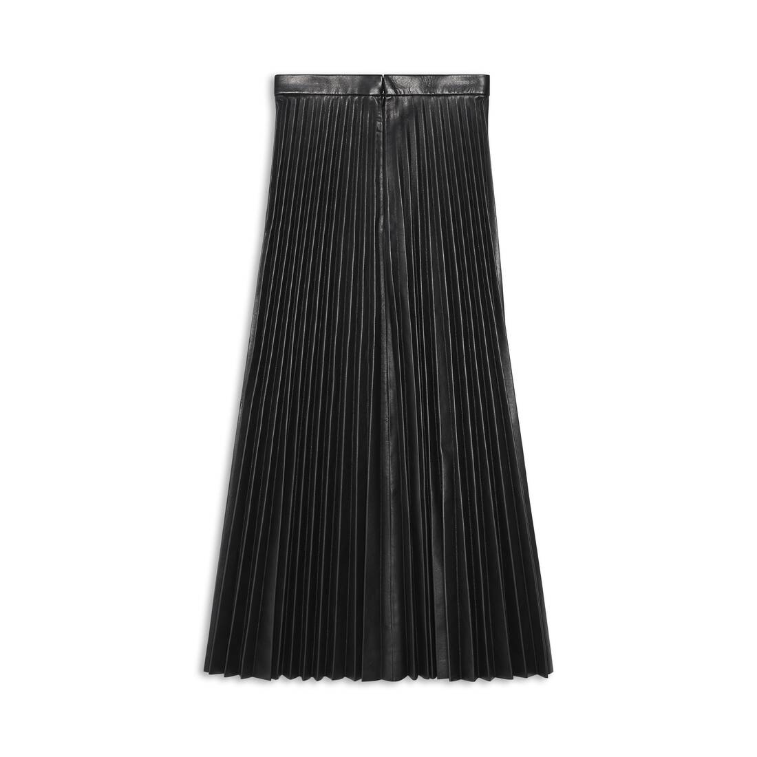 Women's Pleated Skirt in Black | Balenciaga US