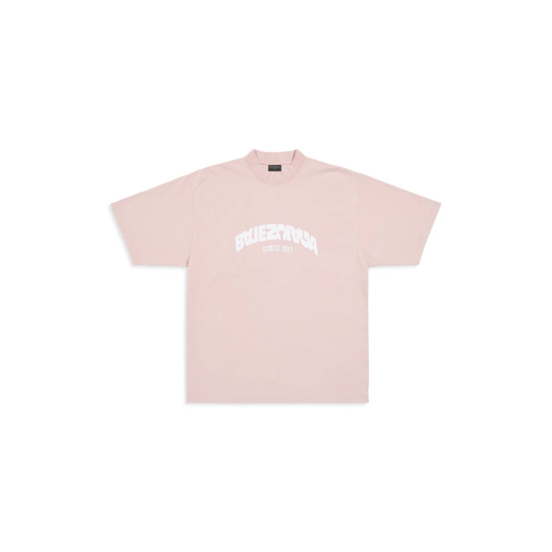Back Flip T-shirt Medium Fit in Light Pink | Balenciaga US