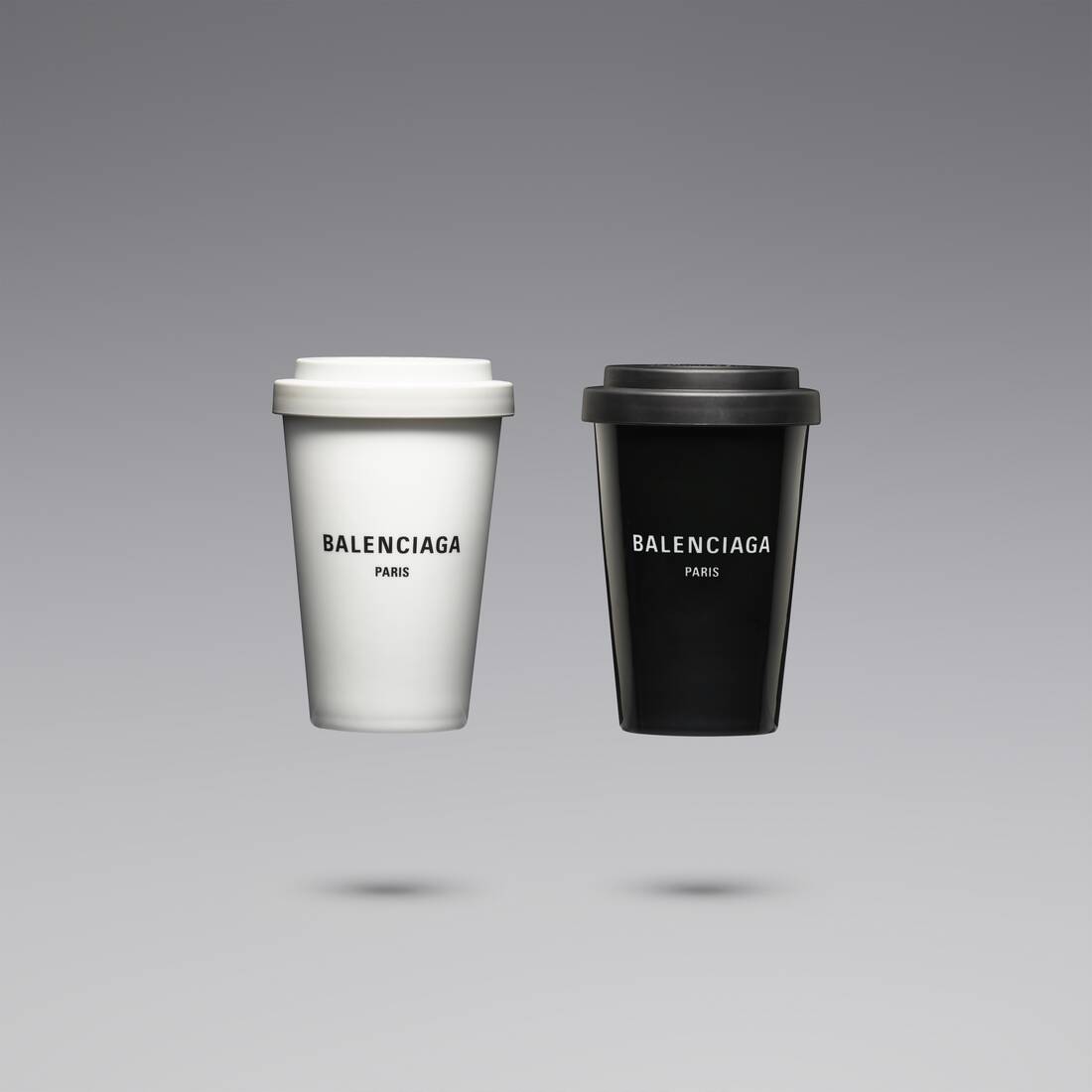 Balenciaga Cities Paris Coffee Cup - Black