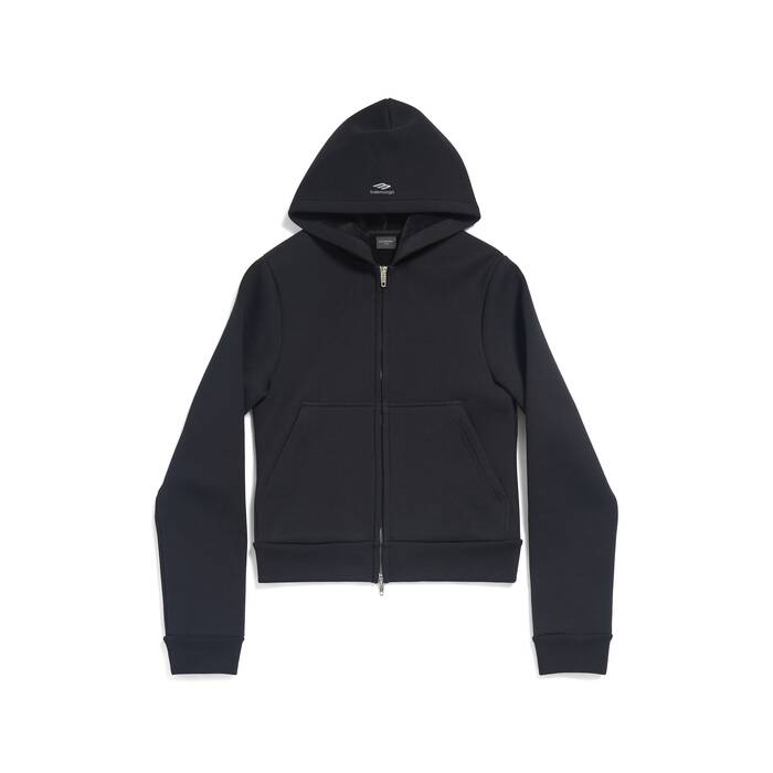 zip-up hoodie fitted