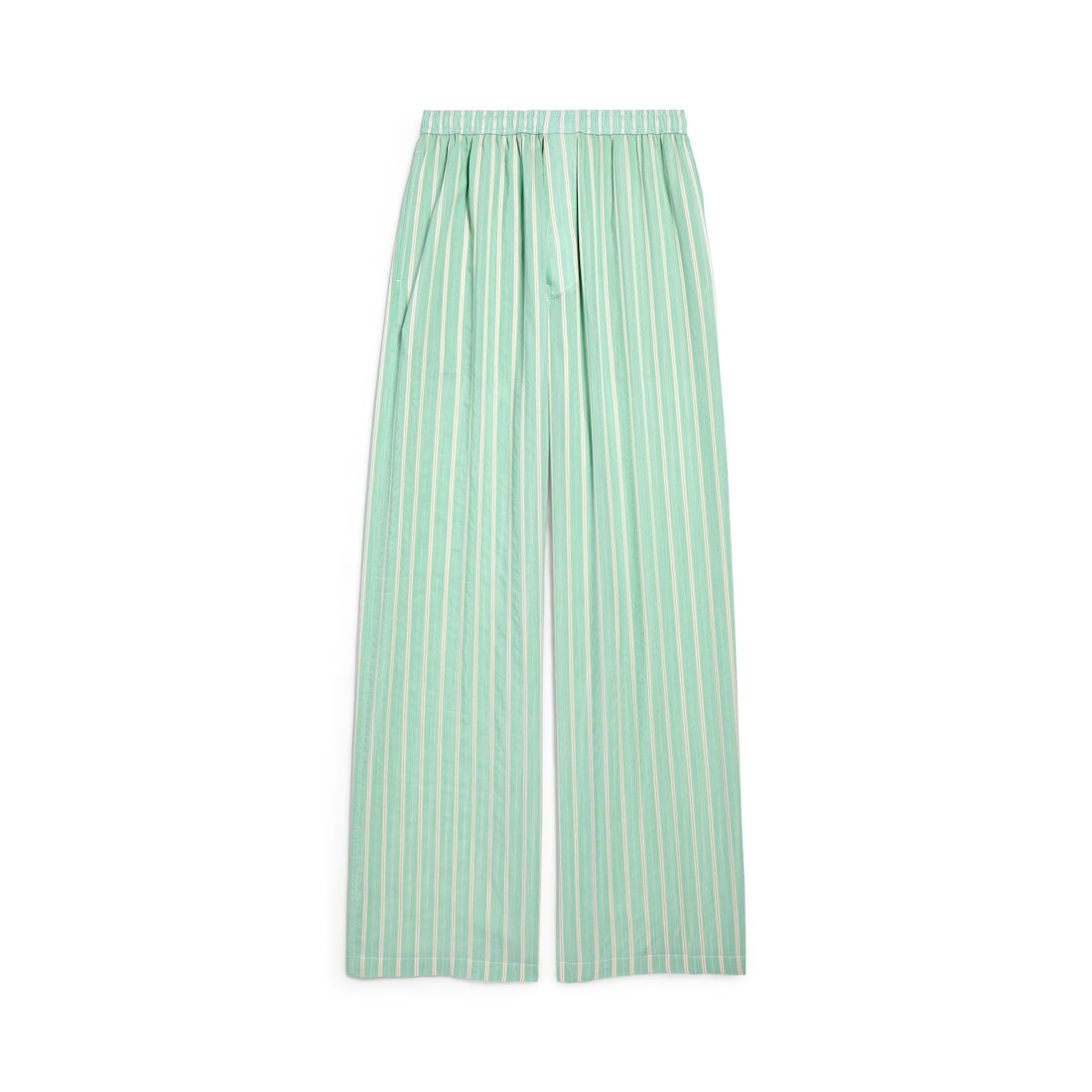 Large Pyjama Pants in Green/white | Balenciaga US