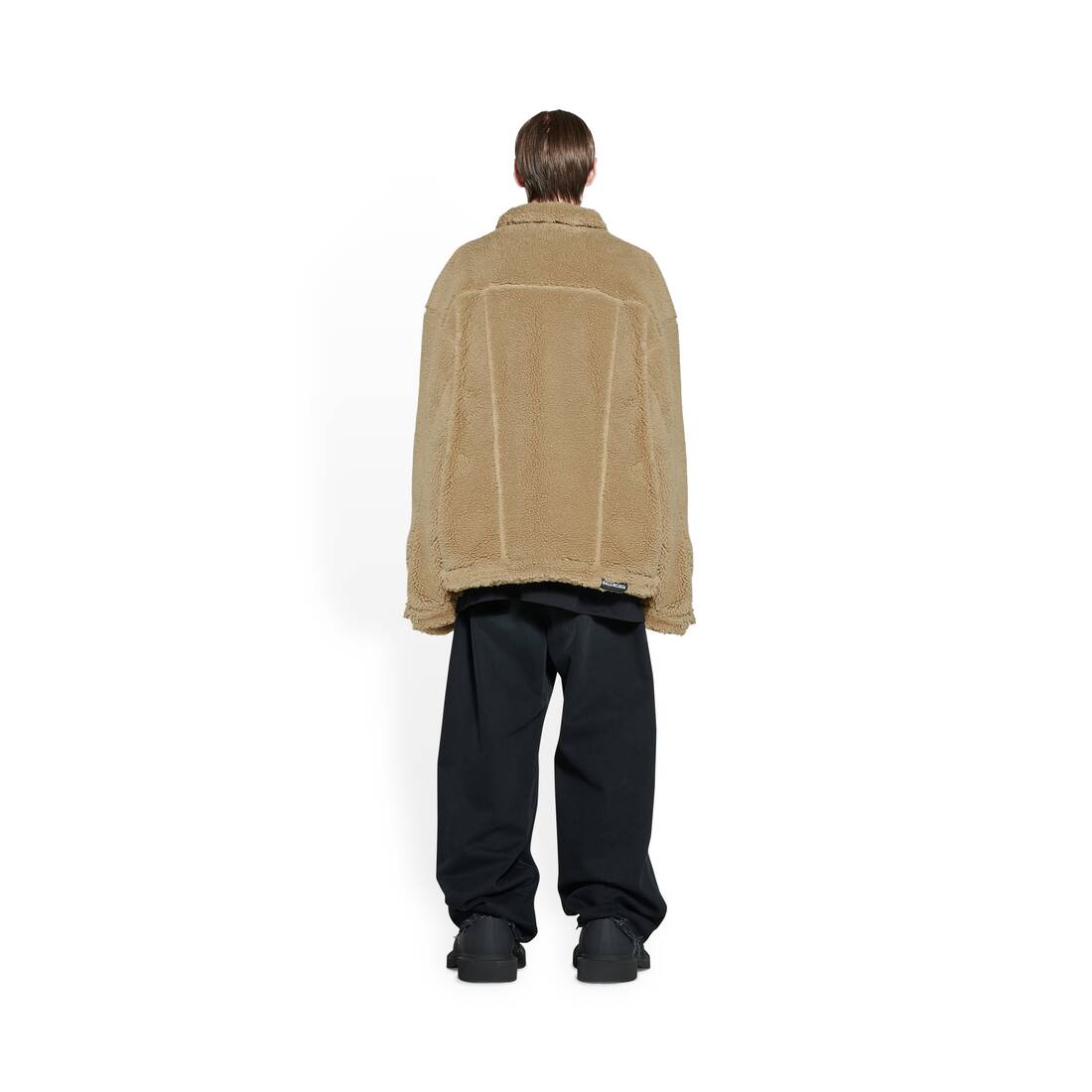 Balenciaga Brown Monogram Oversized Track Jacket - Men from