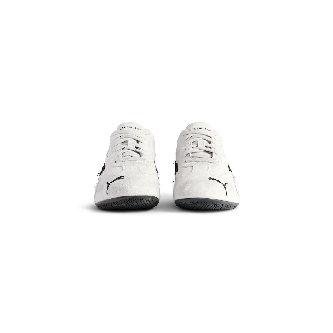 Speedcat Suede Balenciaga in White/black