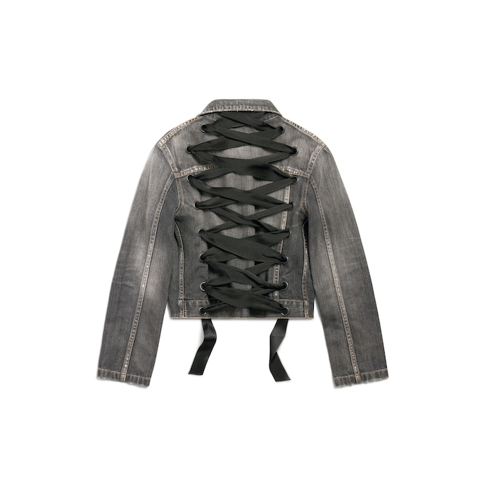 lace-up jacket