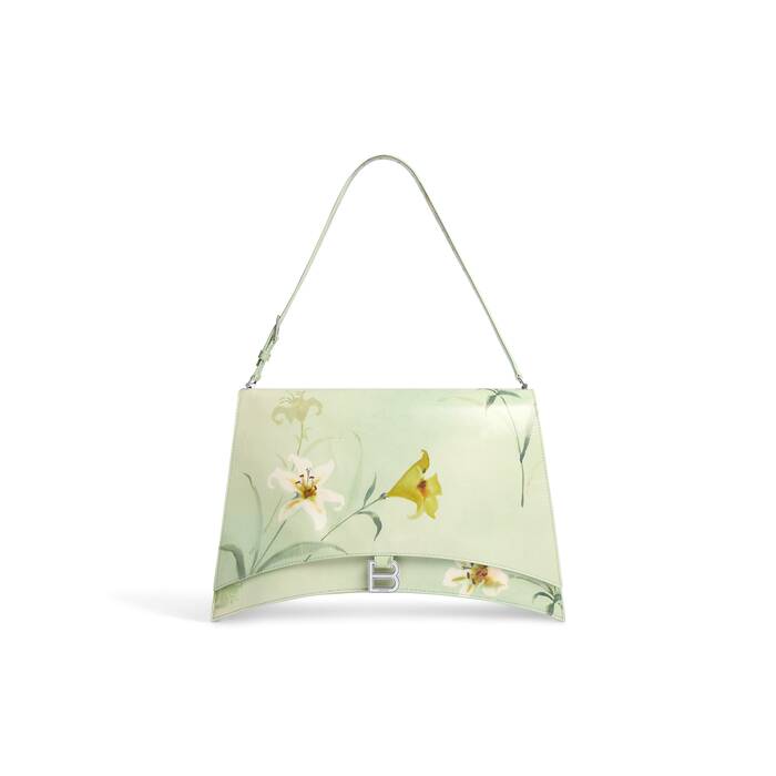 crush large sling bag with lilies print