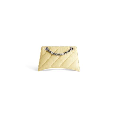 crush kleine tasche mit kette und steppung