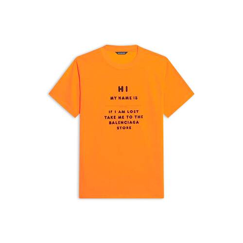 hi my name is small fit t-shirt