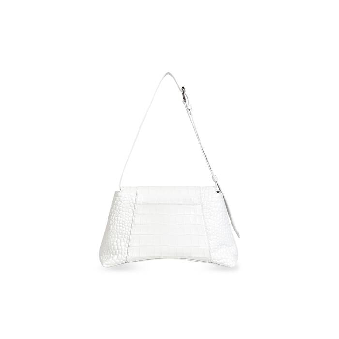 downtown small shoulder bag crocodile embossed