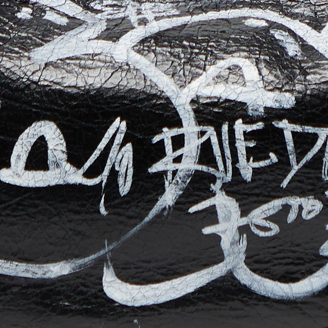 Women's Le Cagole Xs Shoulder Bag Graffiti in Black | Balenciaga US