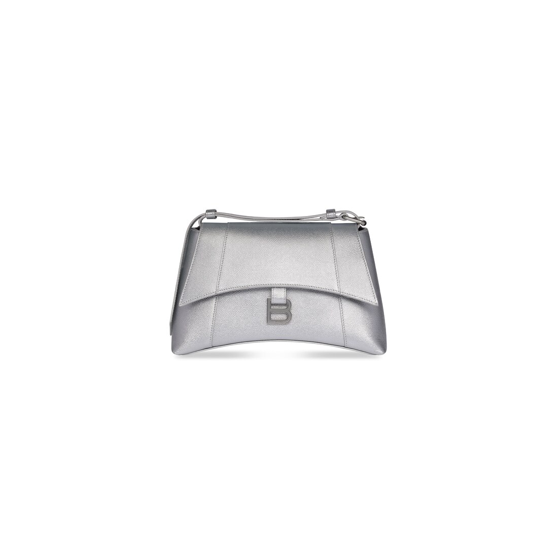 Women's Downtown Small Shoulder Bag Metallized in Silver