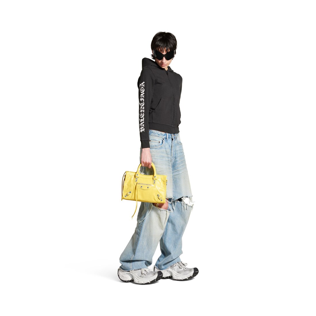 Balenciaga mini city bag yellow best sale