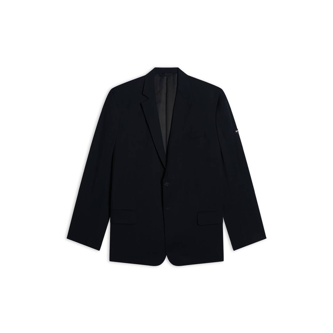 Buy Balenciaga Logoembroidered Denim Jacket It 50  Black At 30 Off   Editorialist