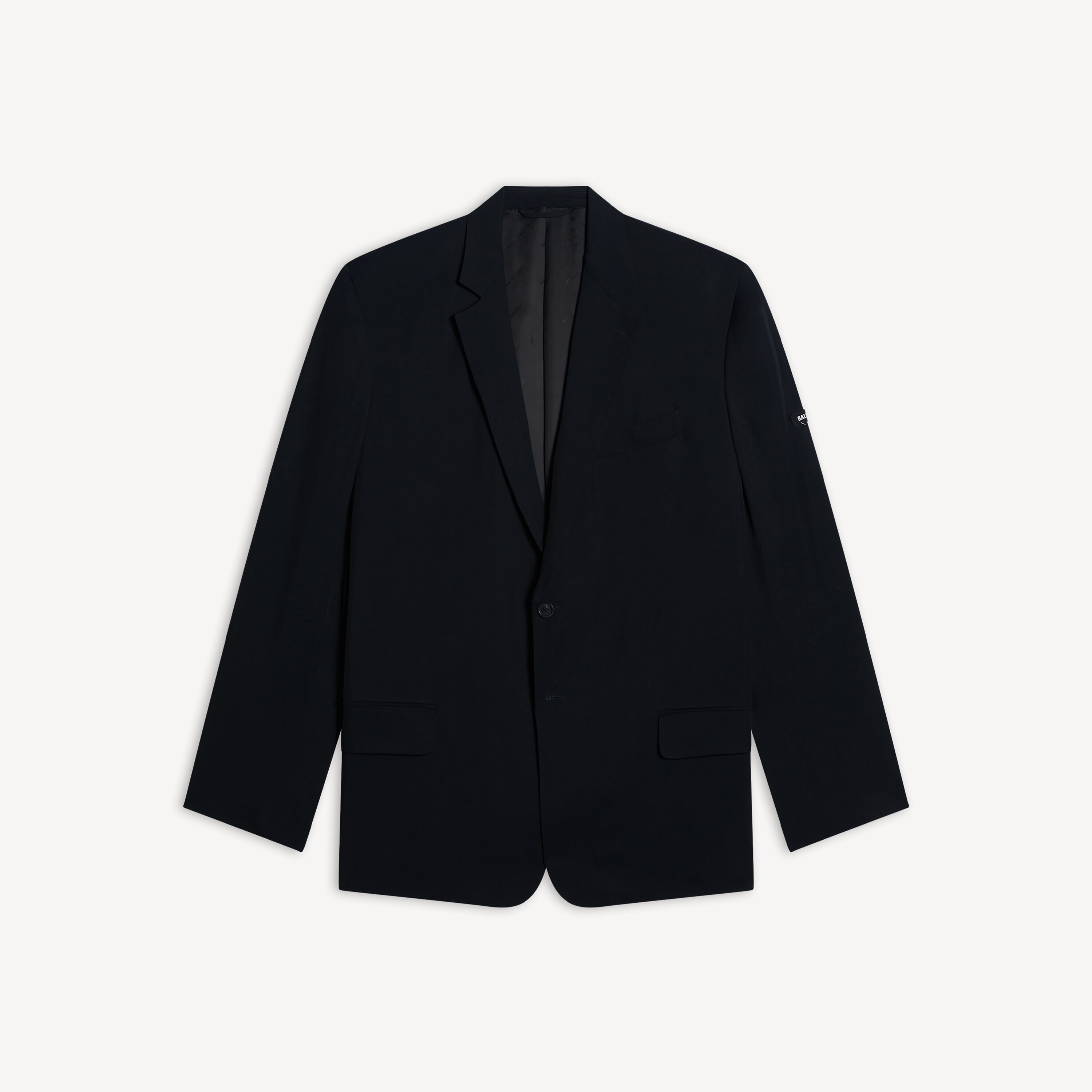 Men's Washed Jacket in Black