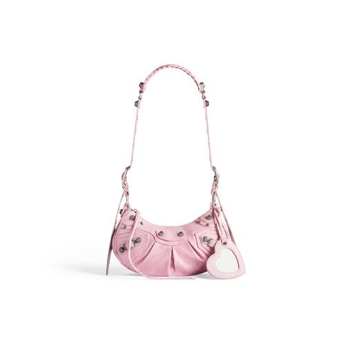 Women's Le Cagole Xs Shoulder Bag in Light Pink | Balenciaga US