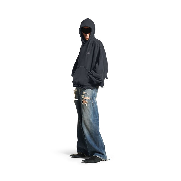 balenciaga nail polish hoodie短款连帽卫衣