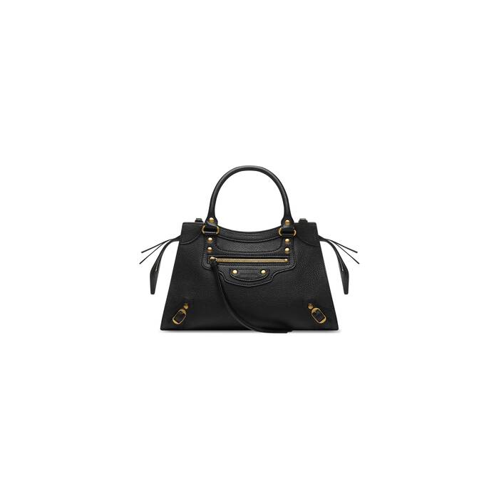Balenciaga Classic City Bag Mini Black in Lamb Leather with Goldtone  US
