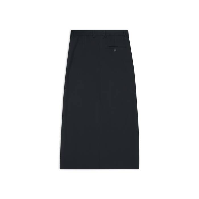 slit tailored skirt