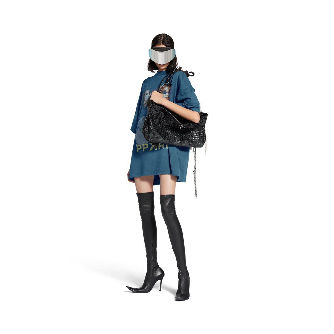 2025秋◆BALENCIAGA◆バレンシアガ Poulaine ブーツ ホワイト の ウィメンズ Poulaine ブーツ スニーカー