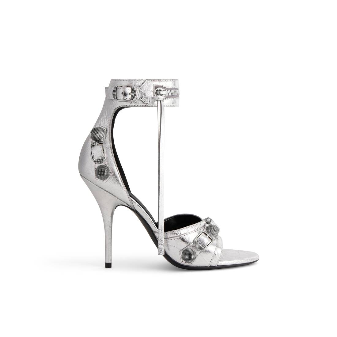 Silver balenciaga heels Clearance
