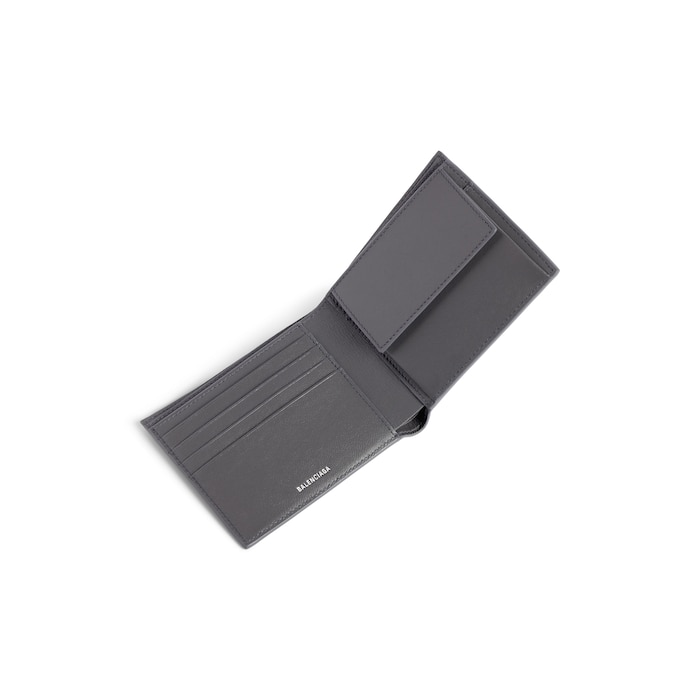 japan exclusive - credit square folded coin wallet