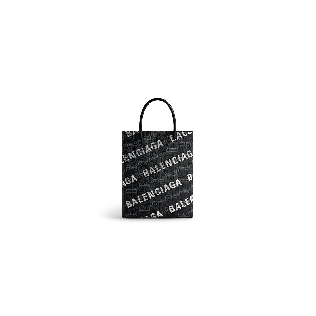 ラージ Shopping バッグ Bb Monogram コーティングキャンバス & Allover Logo で ブラック