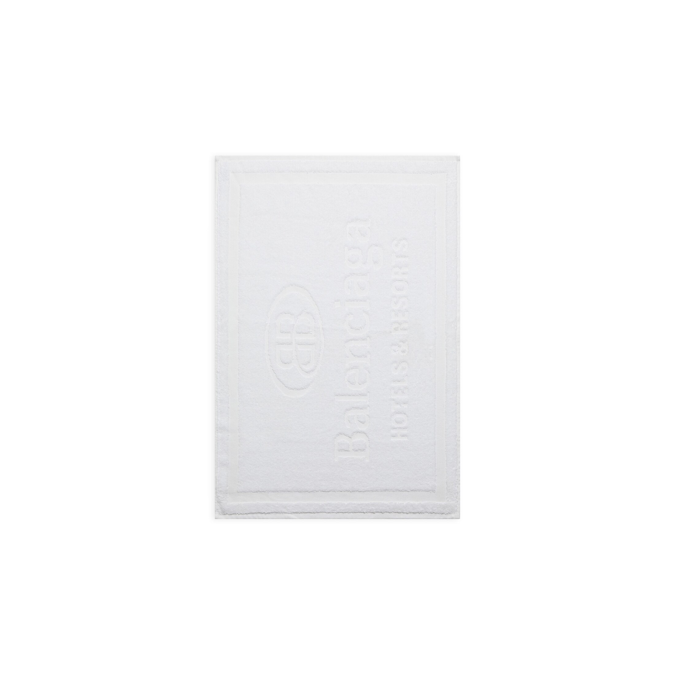 Balenciaga Serviette À Mains - Blanc - Unisexe - Coton
