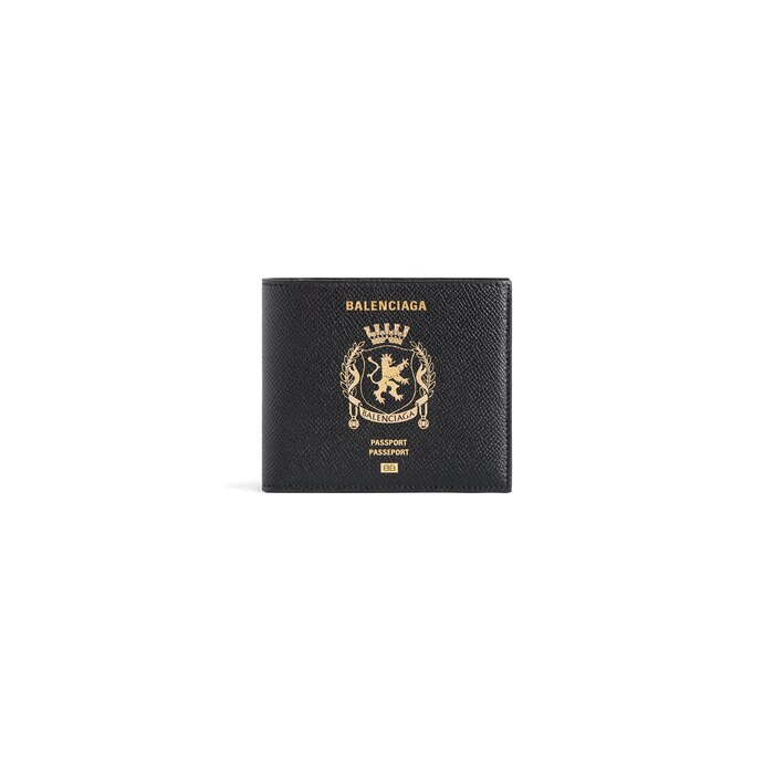 passport square folded wallet