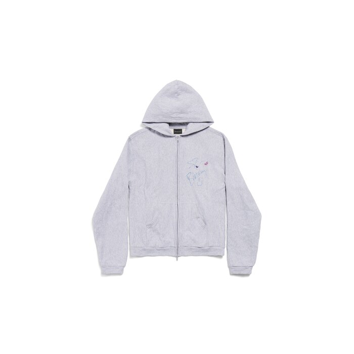balenciaga music | britney spears series zip-up hoodie regular fit