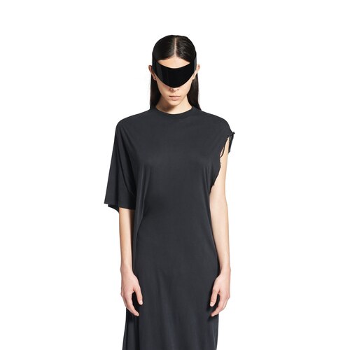 asymmetric oversized dress
