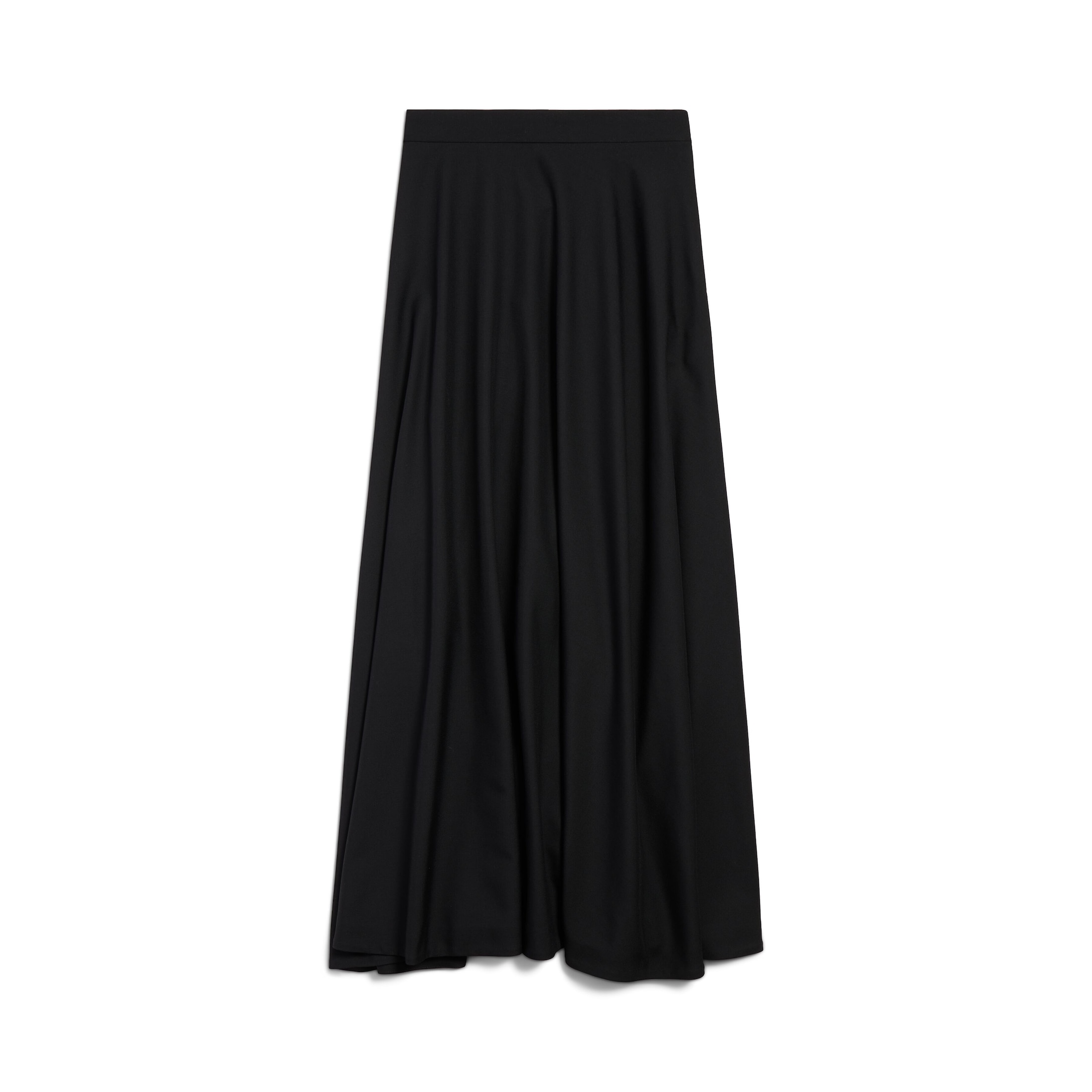 low waist maxi skirt