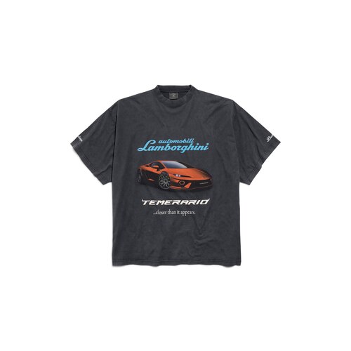 balenciaga i automobili lamborghini oversized t-shirt