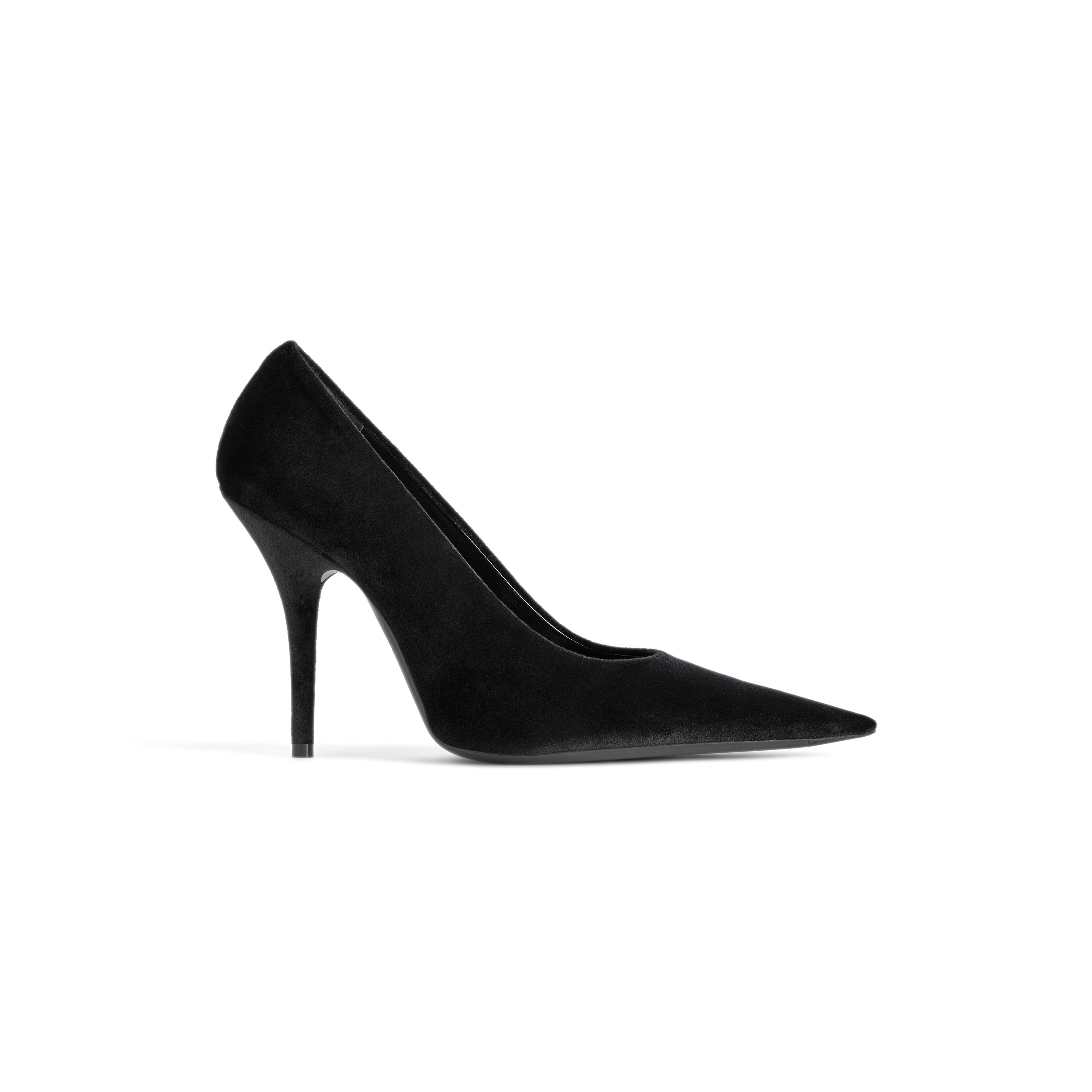 Balenciaga Knife 110mm Pump Black Woman 11 Material Polyester