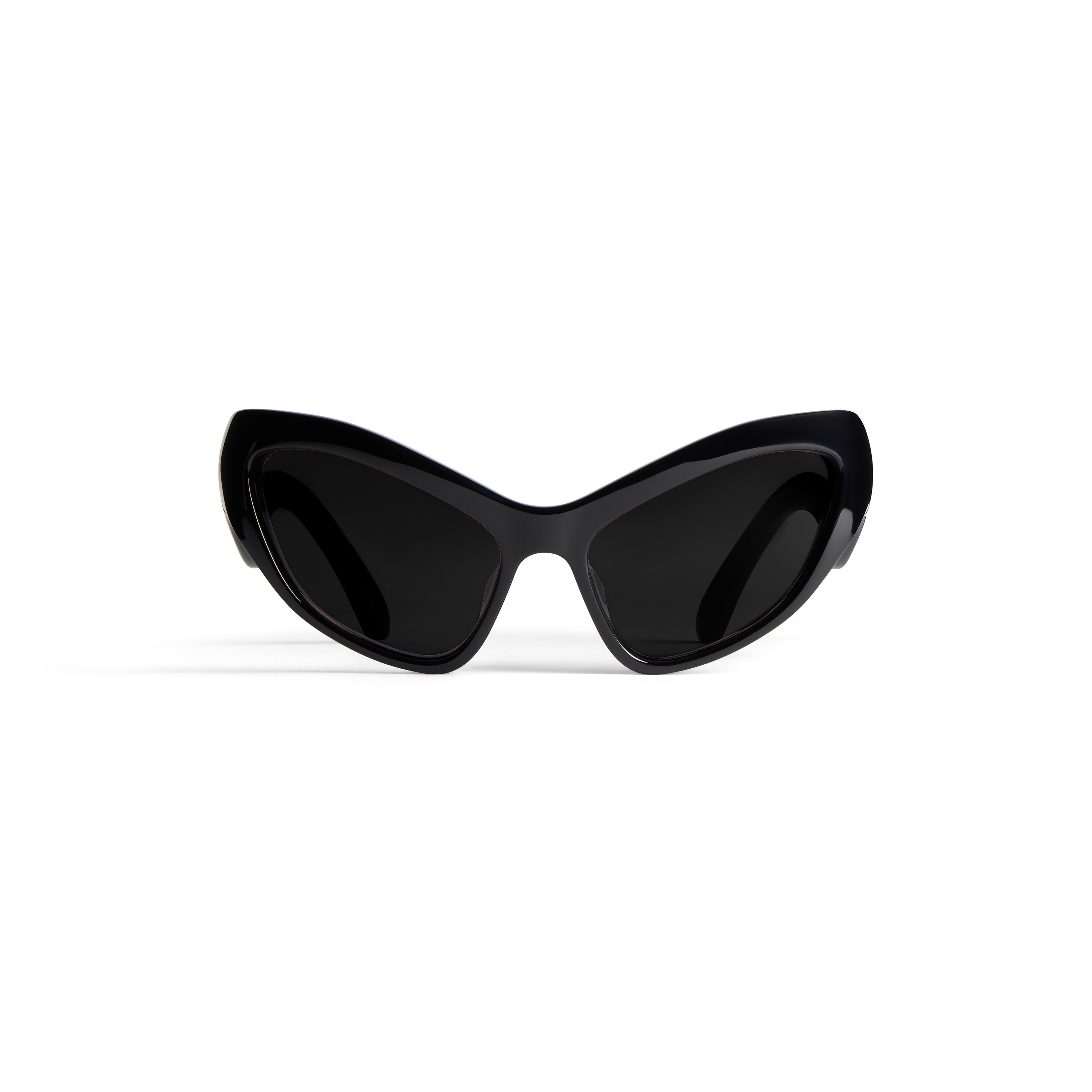 Women's Hamptons Cat Sunglasses in Black | Balenciaga CA